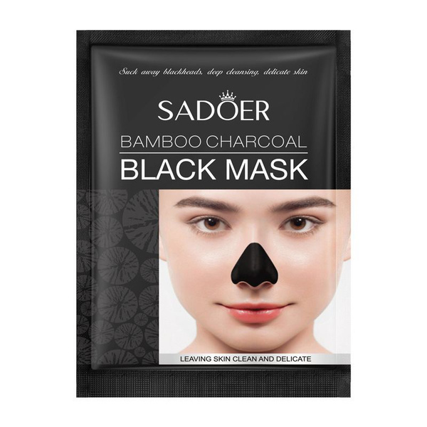 SADOER bamboo charcoal маска-пластырь от угрей для ухода за Т-зоной ...