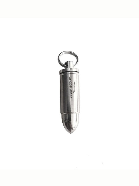 Титановый брелок капсула River Scout Bullet S-Size - купить с доставкой ...