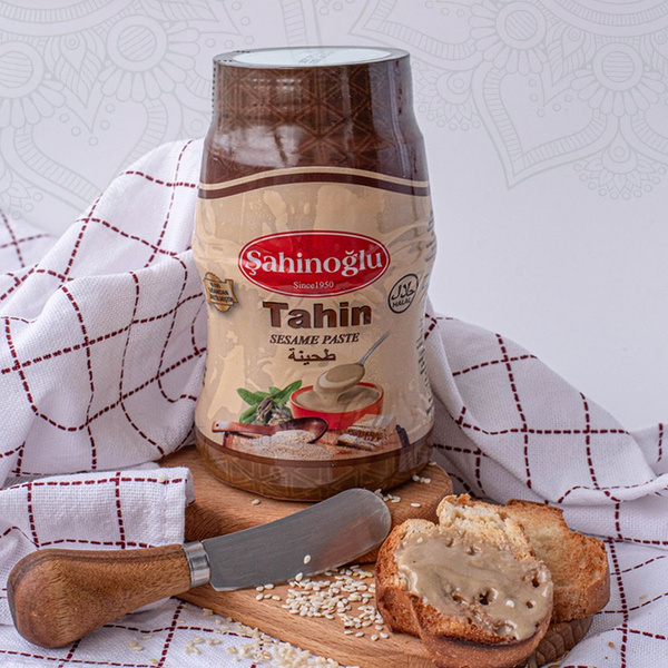 Кунжутная паста 450 г Sahinoglu турецкая Тахини - купить с доставкой по ...