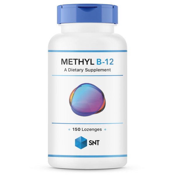 SNT Витамин B12 метилкобаламин Б12, Methyl B-12 1000 mcg 150 леденцов ...