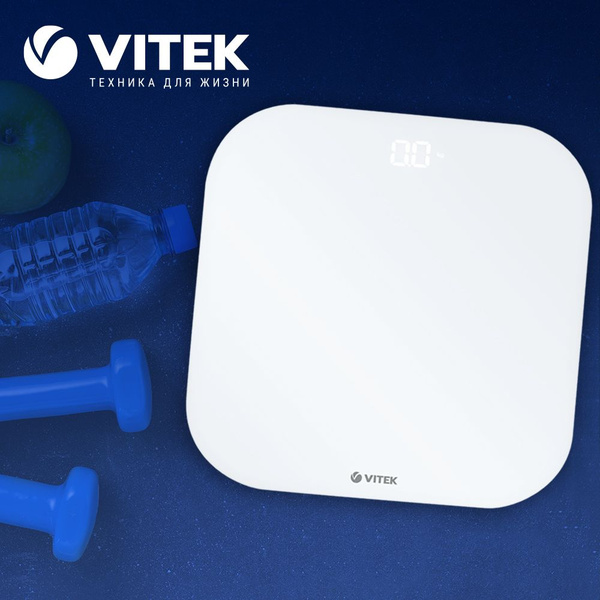 Напольные весы VITEK 1950 Весы напольные, белый купить по низкой цене с ...