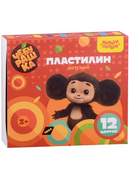 Пластилин Чебурашка, 12 цветов - купить с доставкой по выгодным ценам в ...