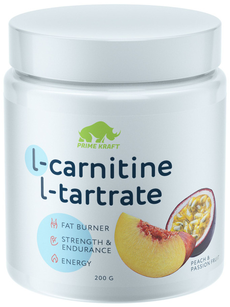 Л-Карнитин тартрат Prime Kraft L-Сarnitine L-Tartrate - 200 грамм ...