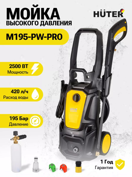 Мойка высокого давления M195-PW-PRO - купить в интернет-магазине OZON с ...