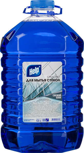 Средство для стекол и зеркал Help, 5 л - купить с доставкой по выгодным ...