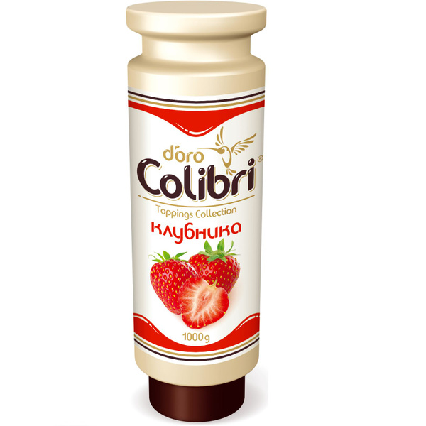 Топпинг КЛУБНИКА Colibri doro, 1000 гр - купить с доставкой по выгодным ...