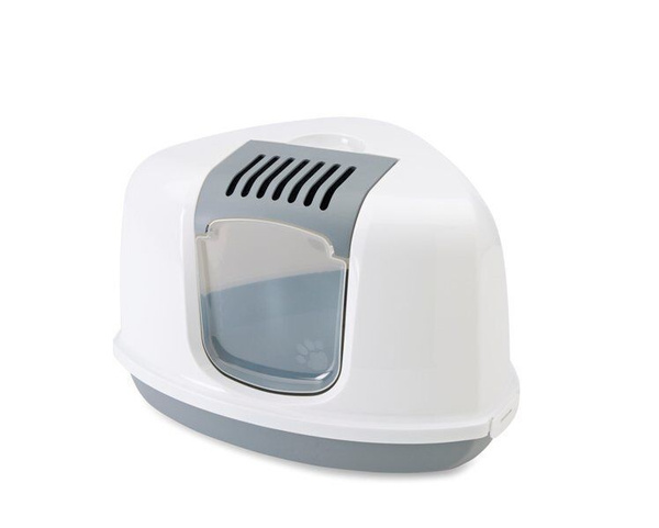 SAVIC NESTOR CORNER туалет угловой для кошек белый серый - купить с ...