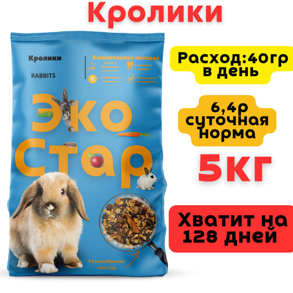 Корм для кроликов, декоративных и других видов грызунов - купить с ...