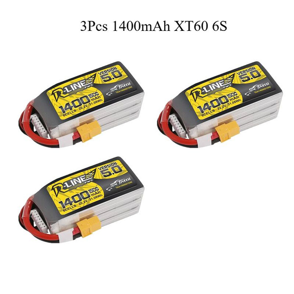 TATTU R-LINE 5.0 22.2V 1200mAh / 1400mAh 150C LiPo аккумулятор для ...