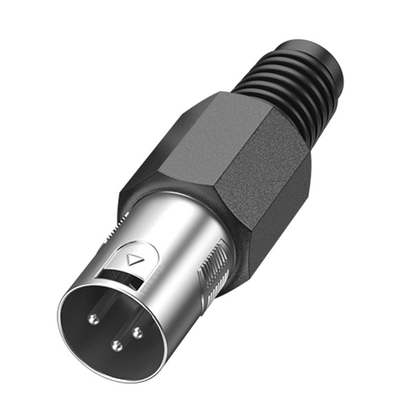 Сборный XLR разъем - черный мужской - купить с доставкой по выгодным ...