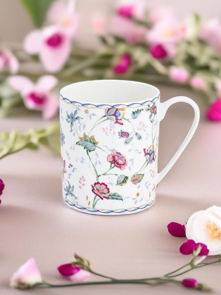 Кружка Anna Lafarg Emily "цветы", 400 мл купить c доставкой на OZON по ...