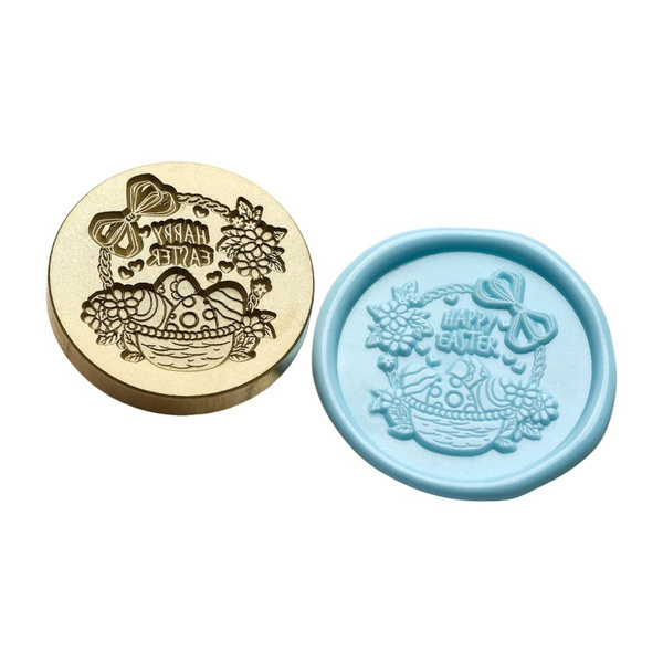 Головка штампа с восковой печатью на пасхальную тематику для ...