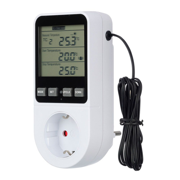 Терморегулятор с суточным таймером в розетку 220В Bitok TC818 для ...