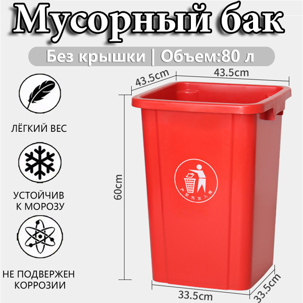 Мусорное ведро, 1 шт купить c доставкой на OZON по низкой цене (1665652410)