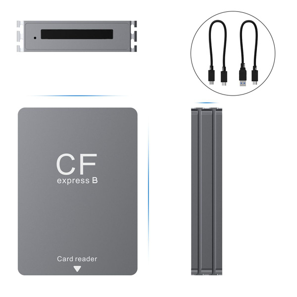 Lecteur de Carte - CFexpress - USB 3.2 Gen2 - Aluminium - 10 Gbit/s