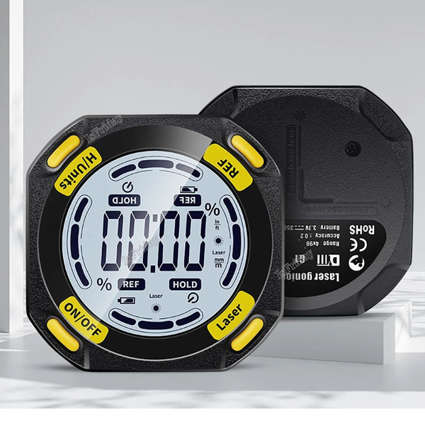 Прибор для измерения угла наклона ОВП-метр,70x70x30,черный - купить с ...