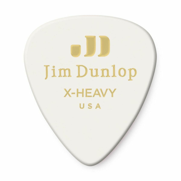 Медиатор Dunlop 483P01XH Celluloid White Extra Heavy 12Pack медиаторы ...