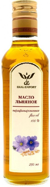Масло DIAL-EXPORT Льняное 0,25л - купить с доставкой по выгодным ценам ...