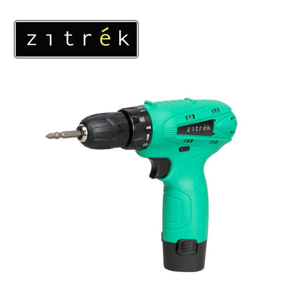 Аккумуляторная дрель-шуруповёрт ZITREK Green12 (12В, 32Нм, 1х1,5 Ач, Li ...