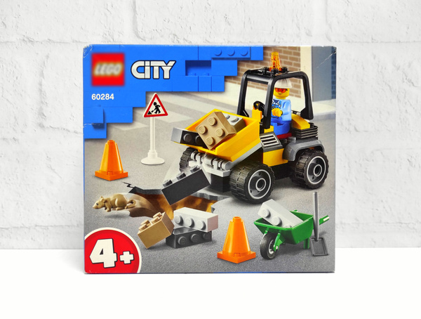 Конструктор LEGO City 60284 Roadwork Truck Driver Автомобиль для ...