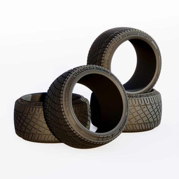 Резиновые стрейч шины Yokohama A539. Stretch classic tires. 13-14 inch ...