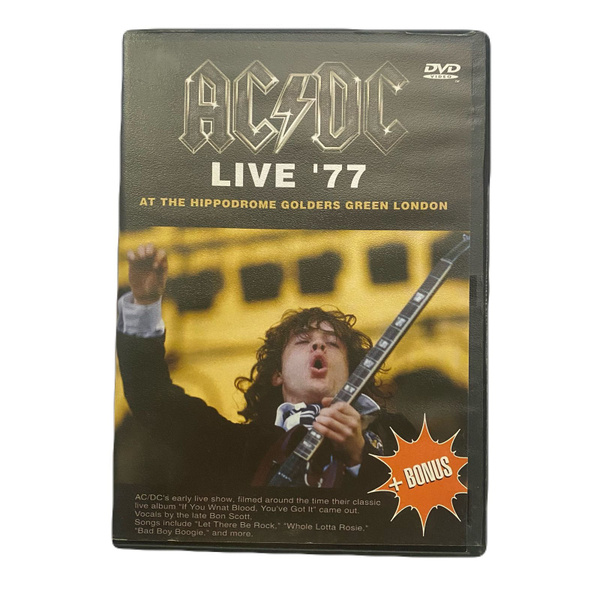 DVD AC/DC - Live 77 At The Hippodrome Golders Green London DVD Диск ...