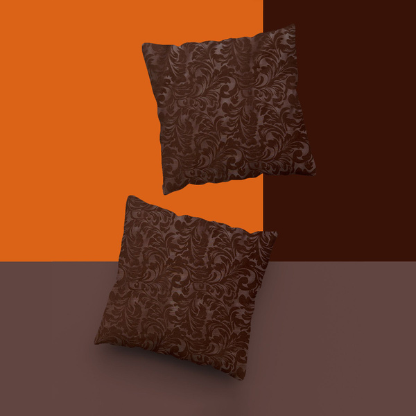 Наволочки 70х70 - 2 шт. Samy Полисатин GALTEX жаккард шоколад купить на ...