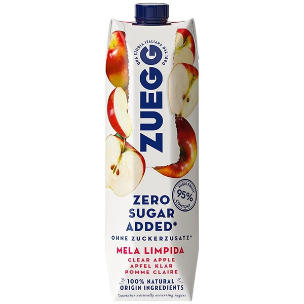 Напиток сокосодержащий Яблочный 1 литр без сахара Zuegg, 1 шт купить на ...