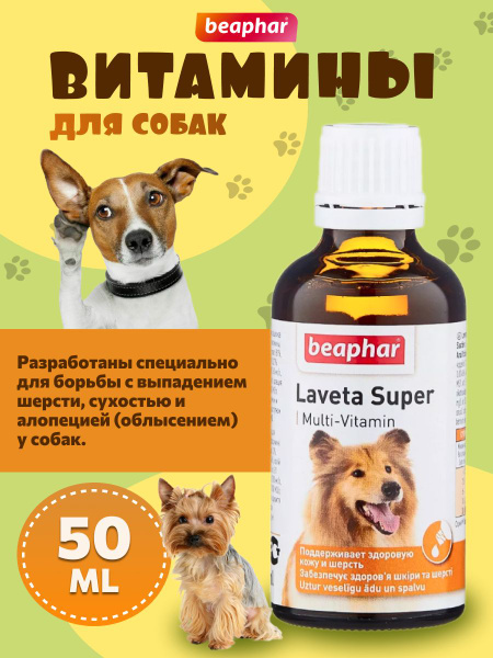 Витаминная добавка Laveta Super для собак 50 мл купить на OZON по ...