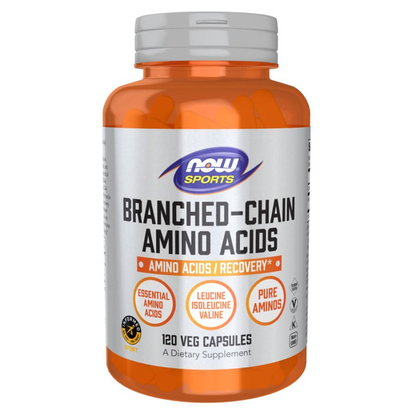 NOW Branched Chain Amino Acids,БСАА Комплекс аминокислот 120 капс (884 ...