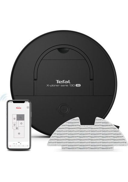 Tefal Робот-пылесос Tefal RG9075 X-Plorer Serie 130 AI Умный подходящий ...