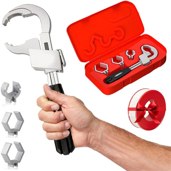 Универсальный разводной двухсторонний гаечный ключ, инструмент для ...