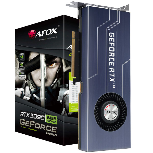 Видеокарта AFOX GeForce RTX 3090, 24 ГБ PCI Express 4.0 HDMI ...