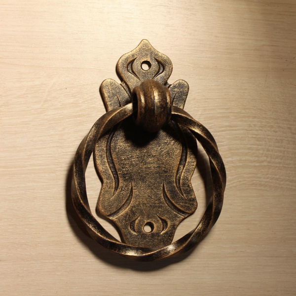 Ручка-кольцо для двери кованая, ручка на ворота калитку купить на OZON ...