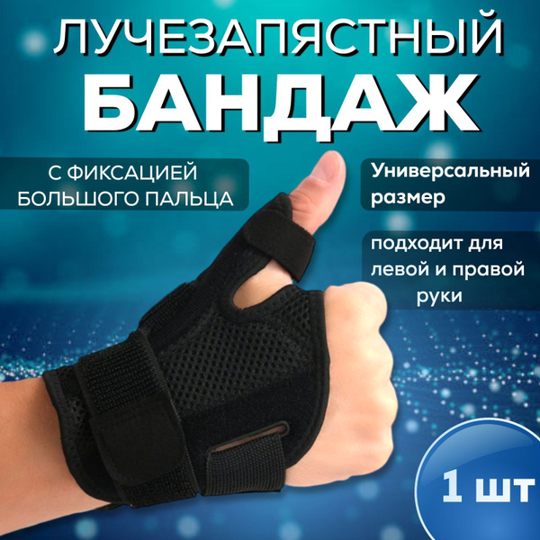 Бандаж на большой палец левой и правой кисти руки NИ, ортез ...