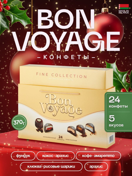 Набор конфет Bon Voyage премиум 370г купить на OZON по низкой цене ...