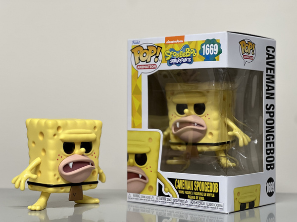 Фигурка Funko Pop! Spongebob Caveman / Фанко Поп Губка Боб Квадратные ...