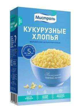 Хлопья МИСТРАЛЬ Фермерские кукурузные , 400 г купить на OZON по низкой ...
