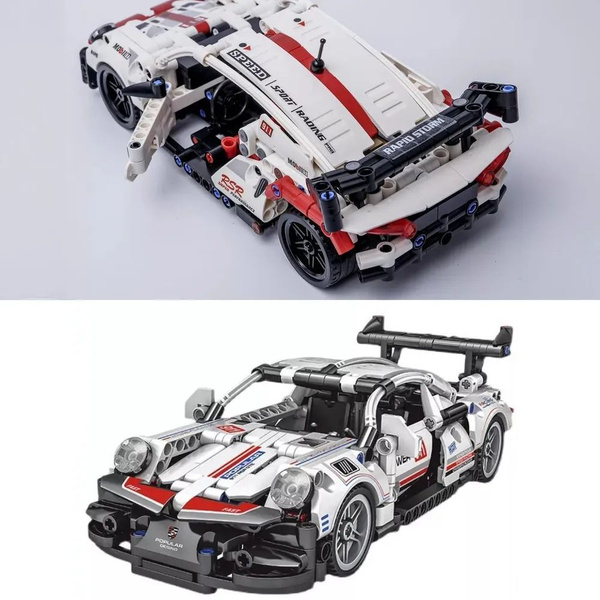Конструктор Техник "Porsche 911 RSR" 463 деталей (спортивная машина ...