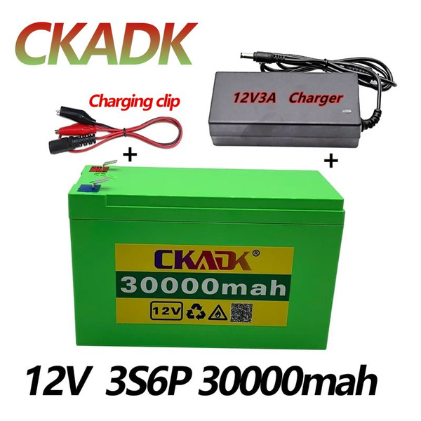 Литиевый аккумулятор 12V 20Ah 18650 3S6P подходит для детской тележки с ...