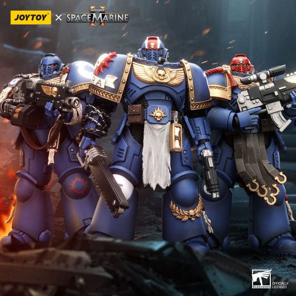 Jual In Stock JOYTOY 1/18 Scale Ultramarines MK VI Tactical Squad Sergeant With Plasma Pistol And Power Sword Action Figure Model Toy I.1571827192