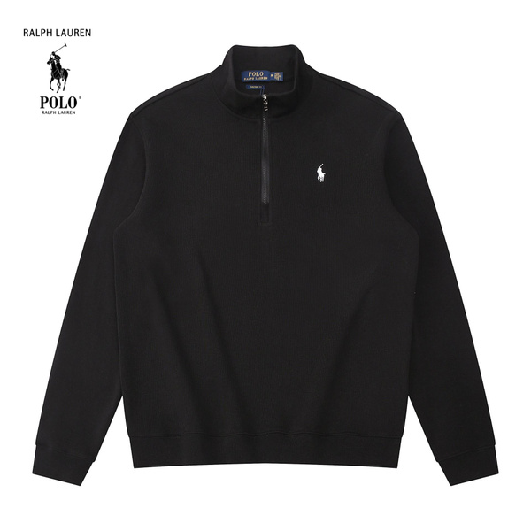 Пуловер Мужской Polo Ralph Lauren черный матовый Полиэстер Поролон 