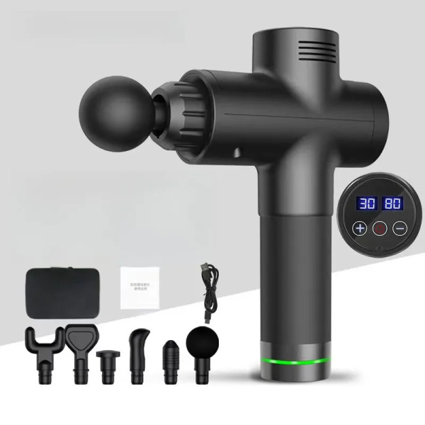 Перкуссионный массажер для тела MiniPro M01 черный купить на OZON по ...