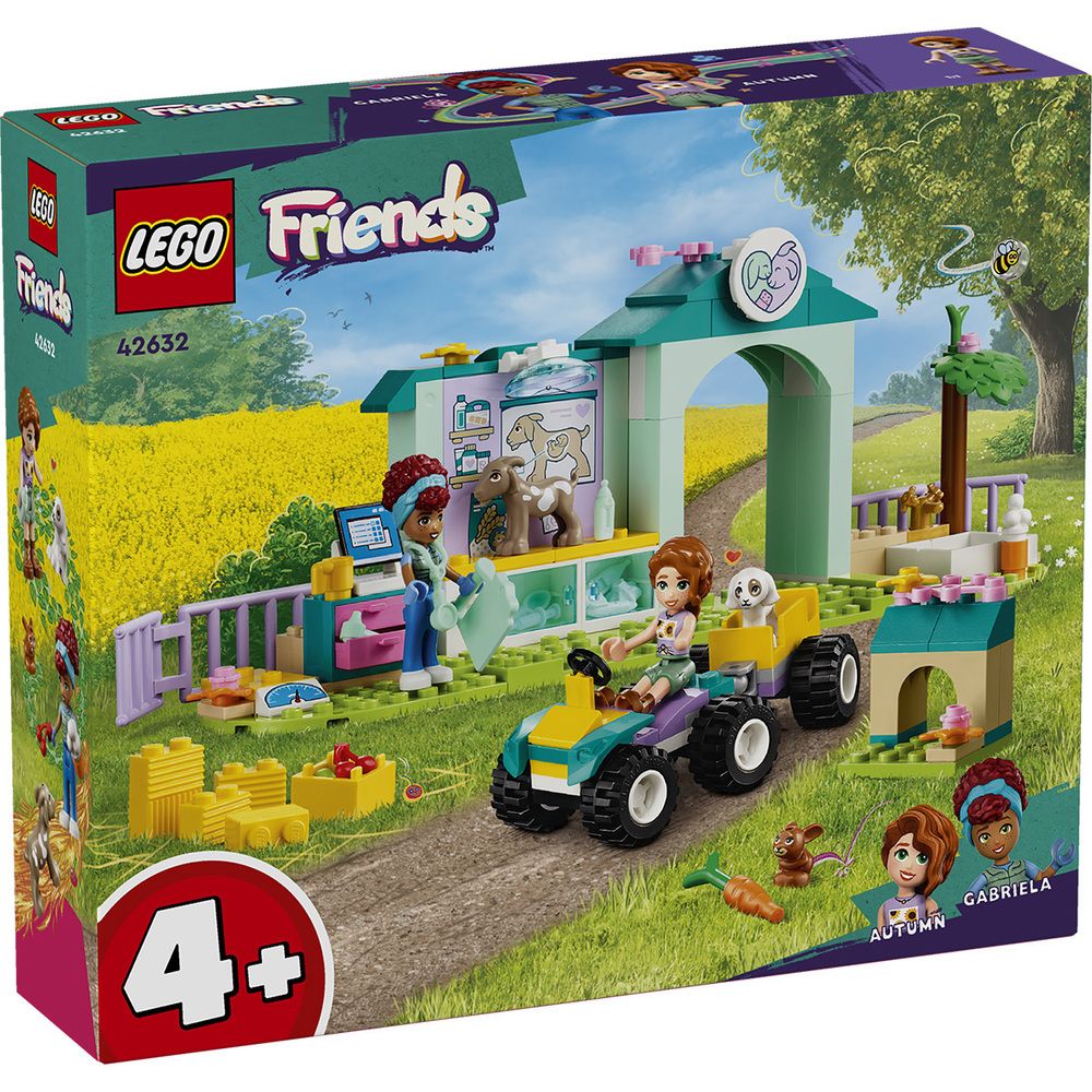 Конструктор LEGO Friends 42632 Ветеринарная клиника для  сельскохозяйственных животных - купить с доставкой по выгодным ценам в  интернет-магазине OZON (1409999986)