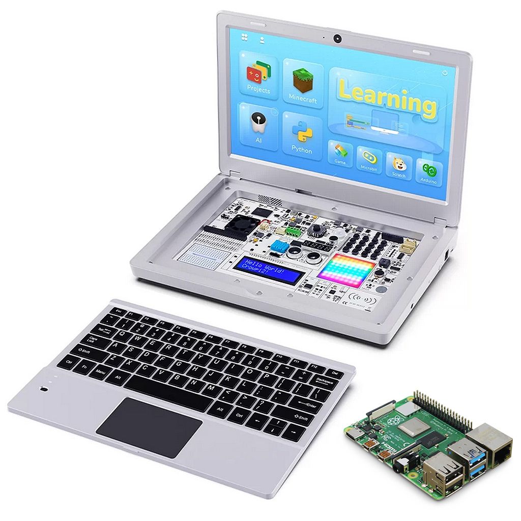 CrowPi2 Advanced Kit Elecrow Учебная STEM платформа и портативный ПК для Raspberry Pi