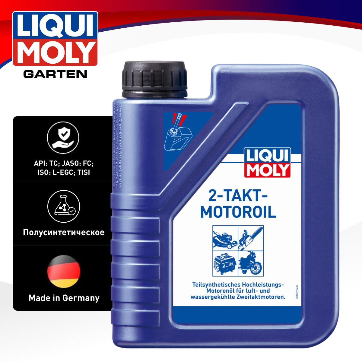 LiquiMoly2-TAKT-MOTOROILНеподлежитклассификациипоSAEМасломоторное,Полусинтетическое,1л