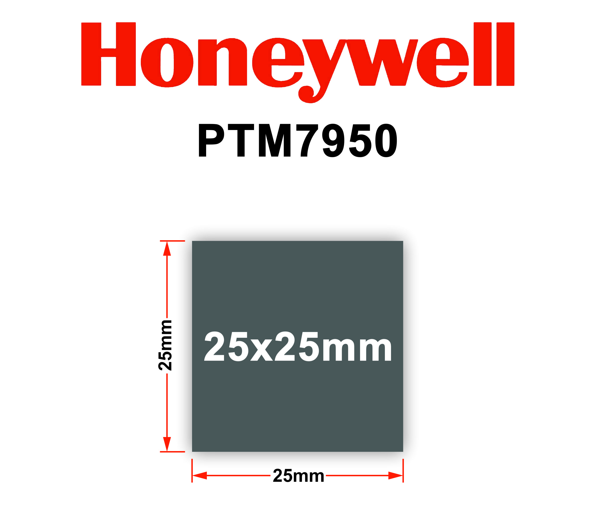 Honeywellptm7950термопастафазовогоперехода25*25mm