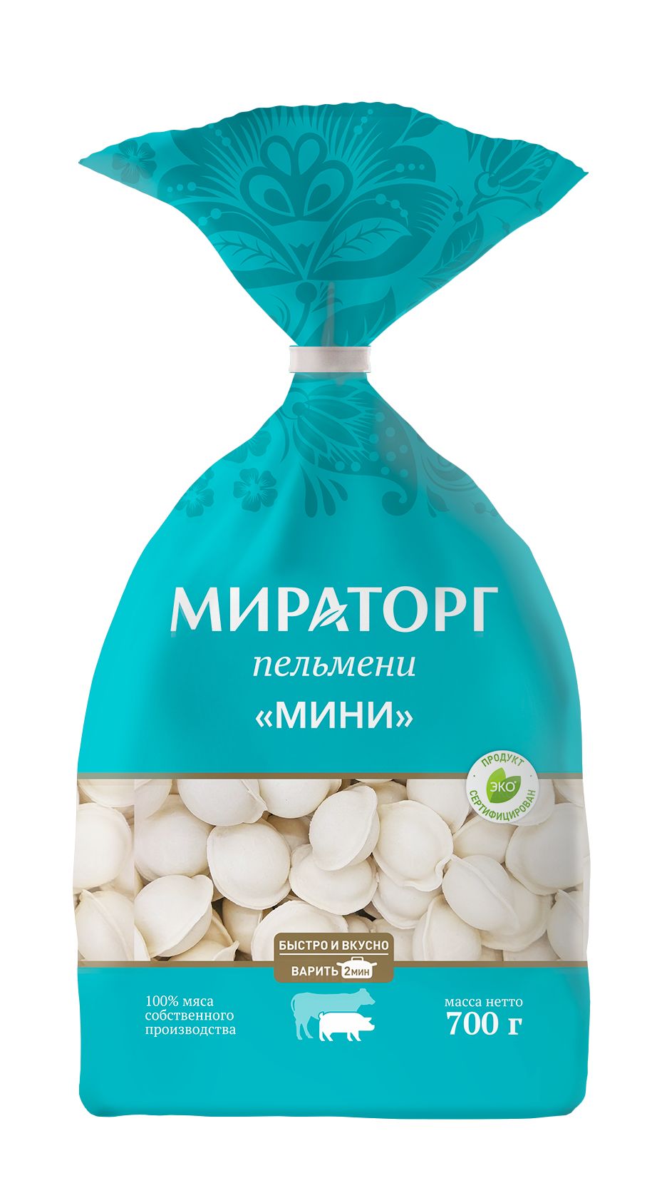 Пельмени мини Мираторг, замороженные, 700 г