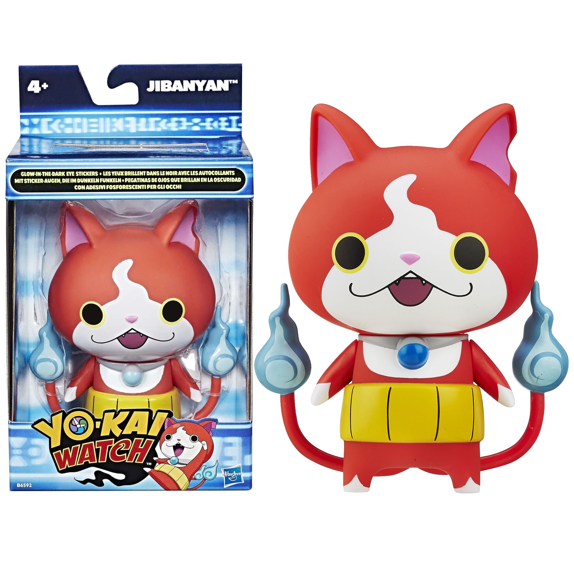 Ёкай Вотч Фигурка Джибаньян с наклейками Yo-kai Watch HASBRO - купить с  доставкой по выгодным ценам в интернет-магазине OZON (1444085013)