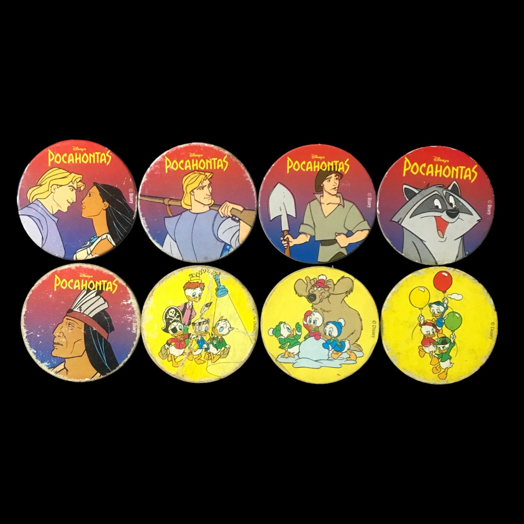 Сотка Fun Caps Disney- ретро настольная игра - сотки, фишки, кэпсы, pog.